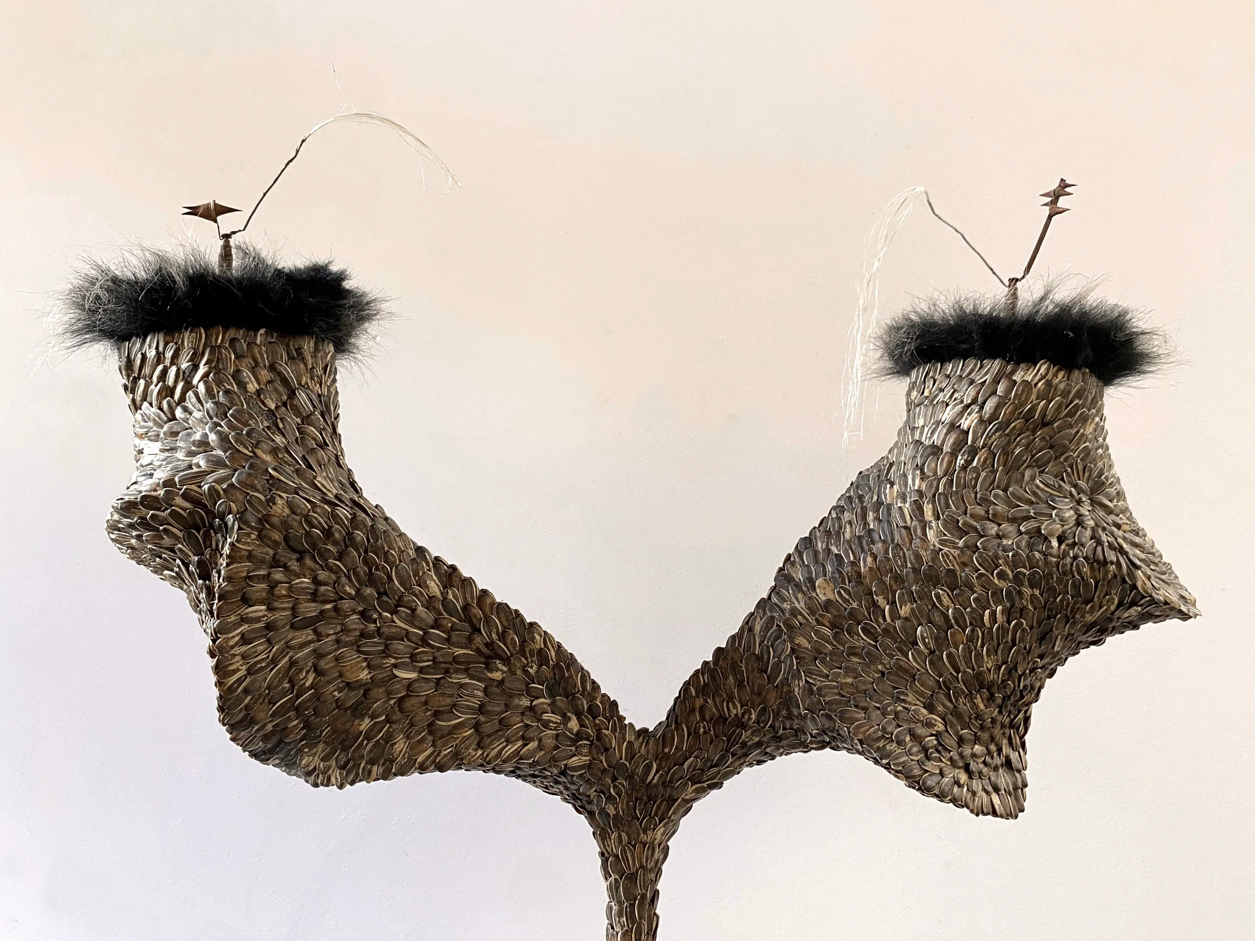 Almas gemelas, escultura de Luciana Fernández