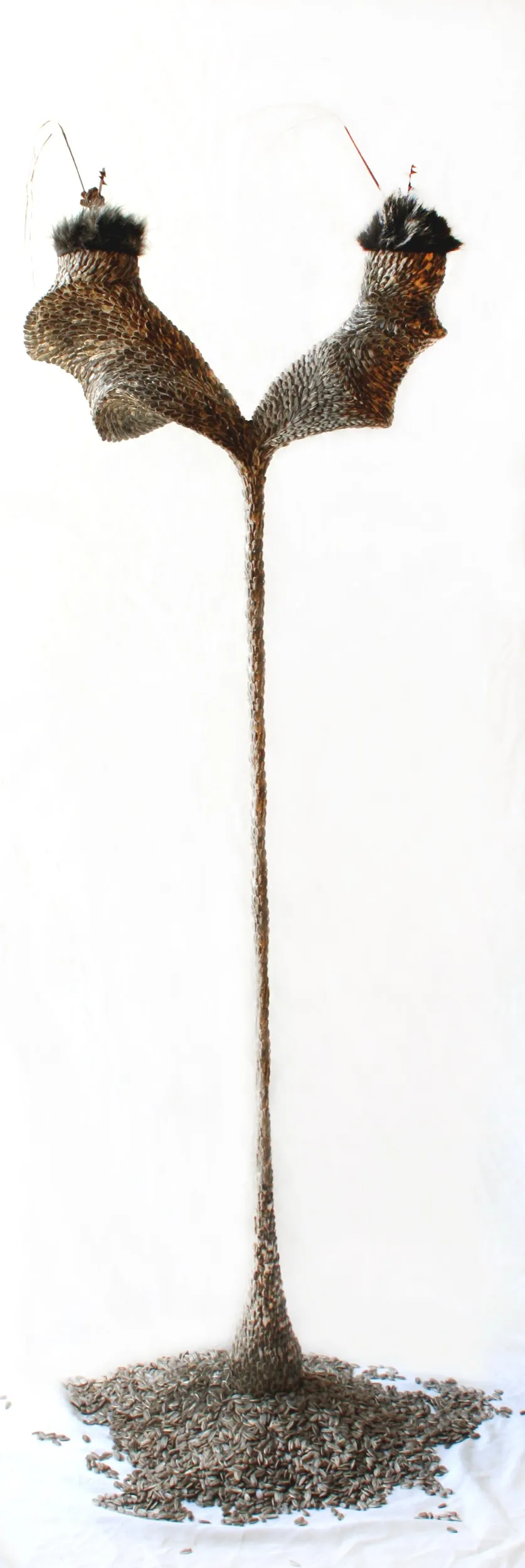Almas gemelas, escultura de Luciana Fernández