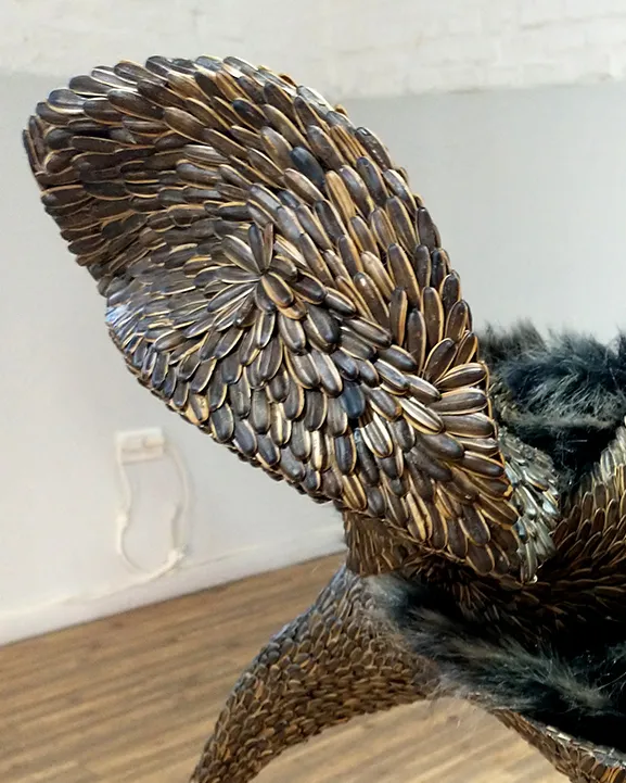 Baión, escultura de Luciana Fernández