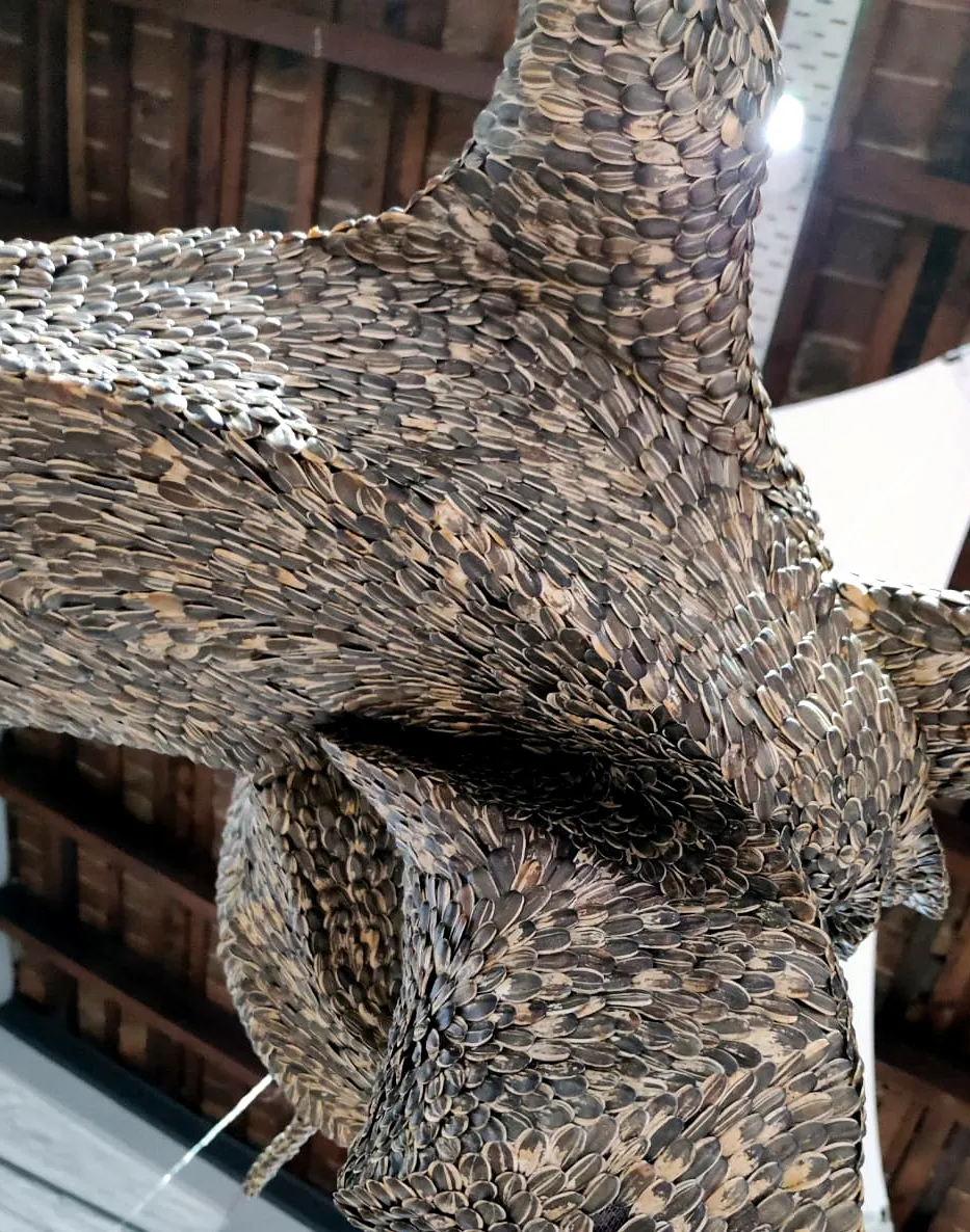 Anfibio estelar, escultura de Luciana Fernández